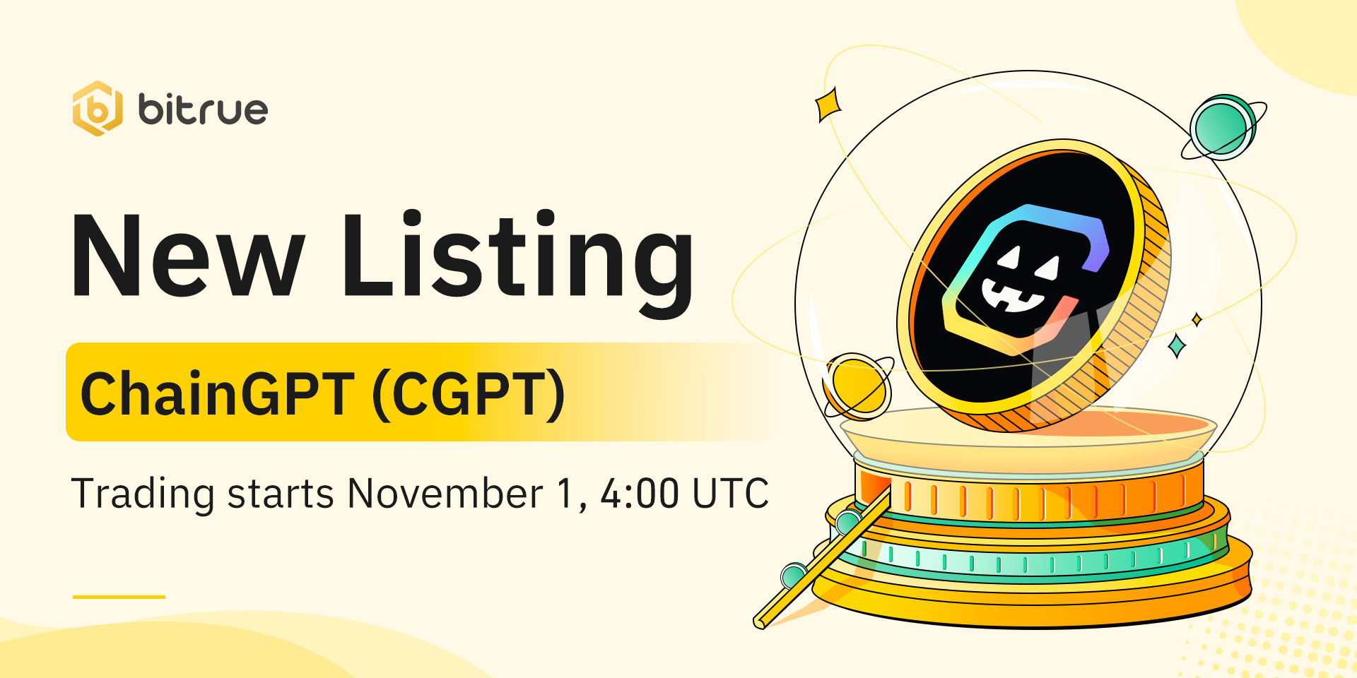 Bitrue Will List ChainGPT (CGPT) – Bitrue FAQ