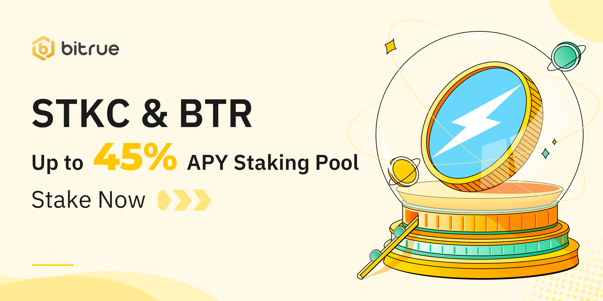 Streakk Chain (STKC) STAKING: Earn Up to 45% APY – Bitrue FAQ