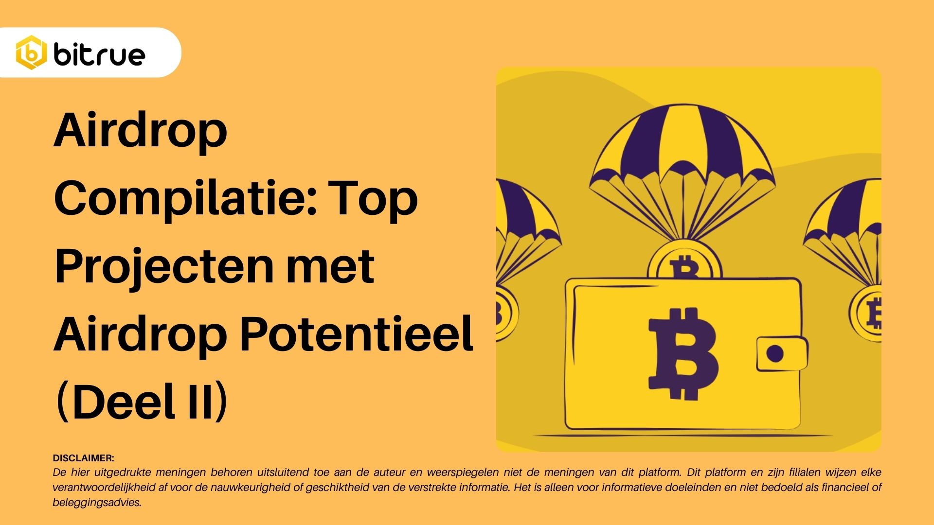 Airdrop Compilation: Top Projects with Airdrop Potential (Part II) – Bitrue  FAQ