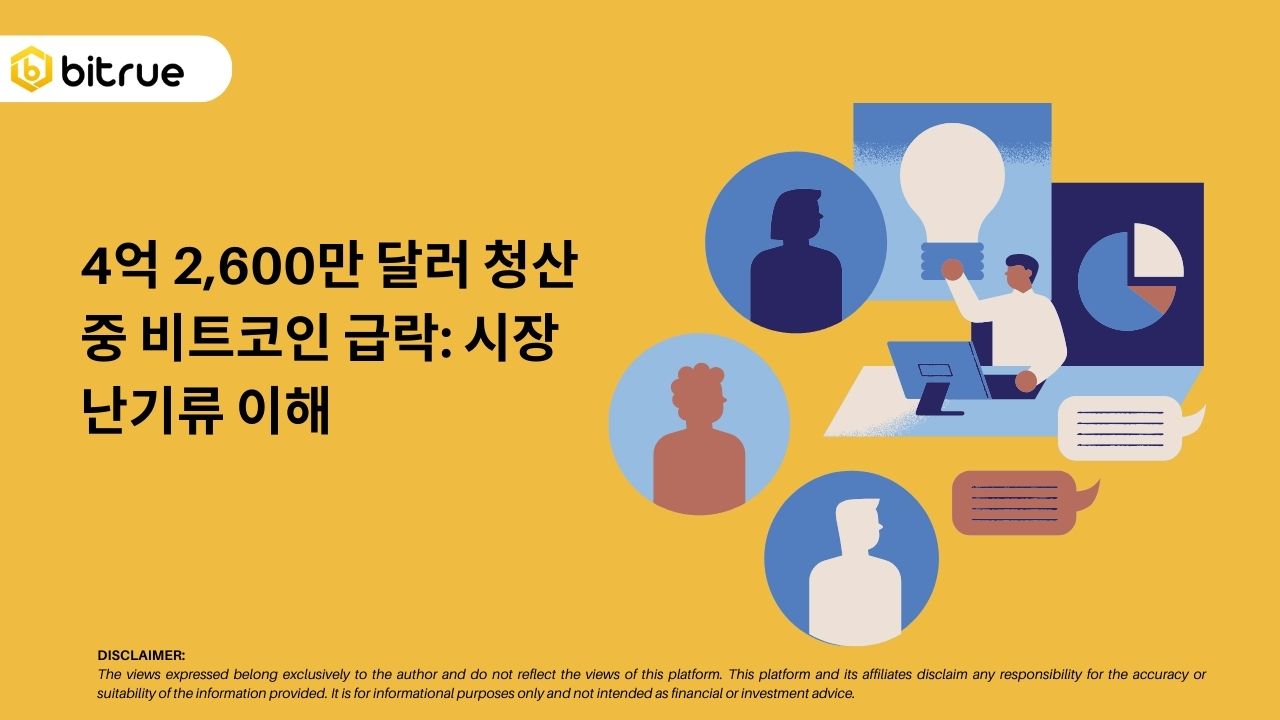 4억 2,600만 달러 청산 중 비트코인 ​​급락: 시장 난기류 이해 – Bitrue FAQ