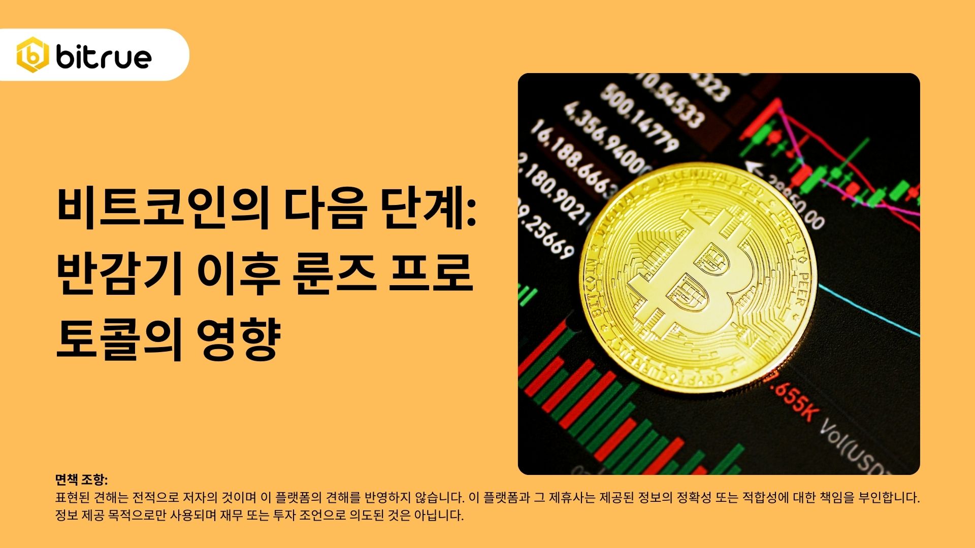 비트코인의 다음 단계: 반감기 이후 룬즈 프로토콜의 영향 – Bitrue FAQ
