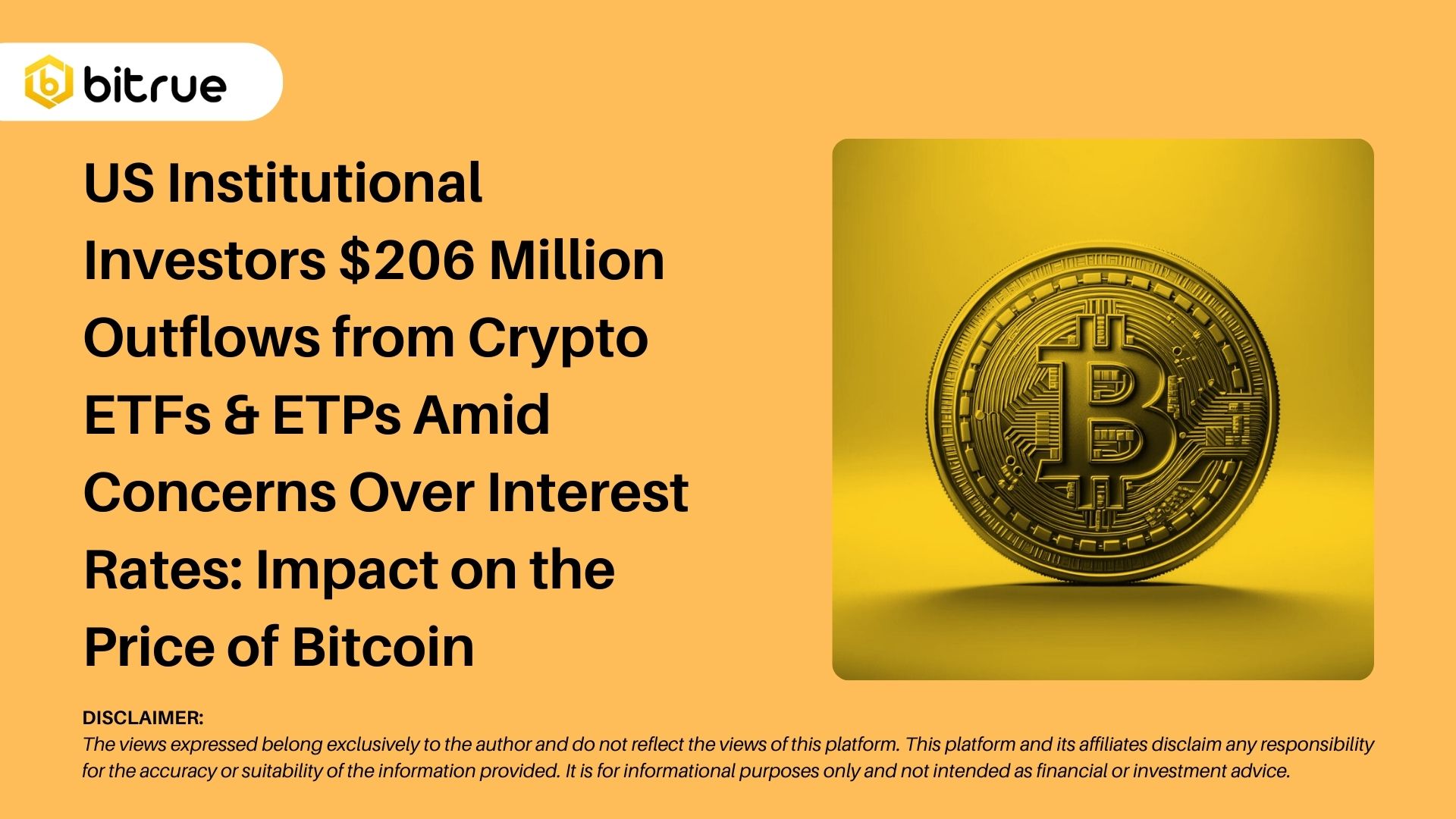 US Institutional Investors $206 Million Outflows From Crypto ETFs ...