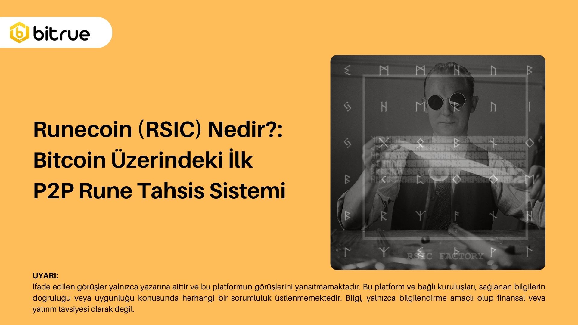 Runecoin (RSIC) Nedir?: Bitcoin Üzerindeki İlk P2P Rune Tahsis Sistemi –  Bitrue FAQ