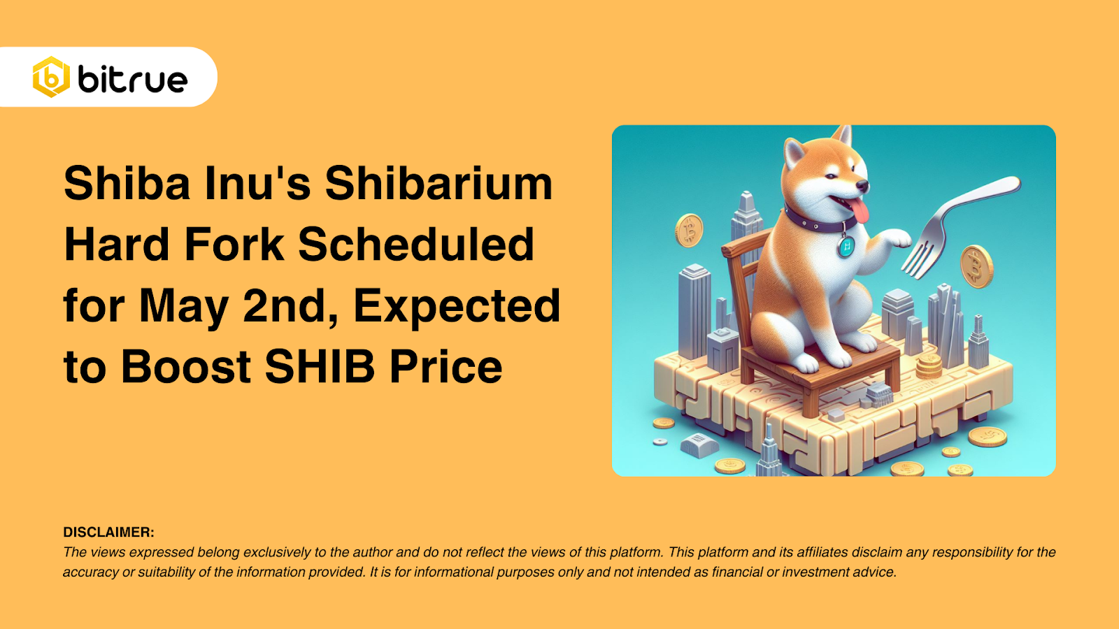 Shiba Inu s Shibarium Hard Fork Scheduled for May 2nd Price