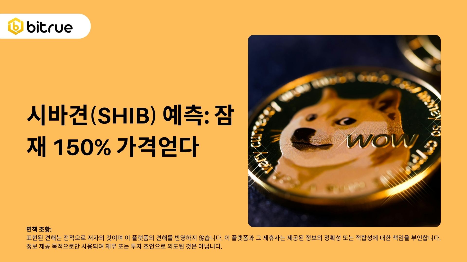 시바견(SHIB) 예측: 잠재 150% 가격얻다 – Bitrue FAQ