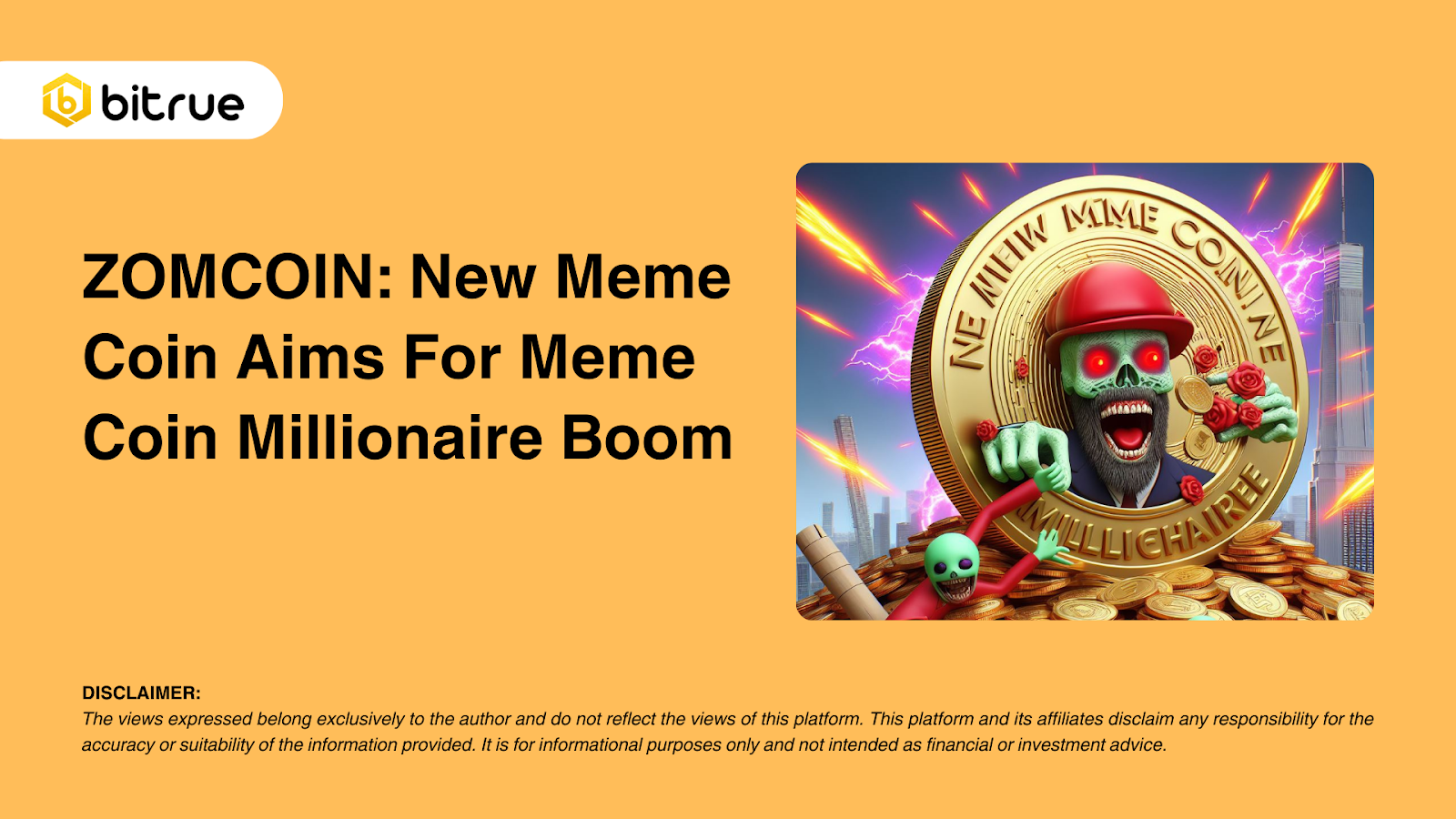 ZOMCOIN: 뉴 미미 코인, 미리어너 밈 코인 부동의 타이틀을 향해 – Bitrue FAQ