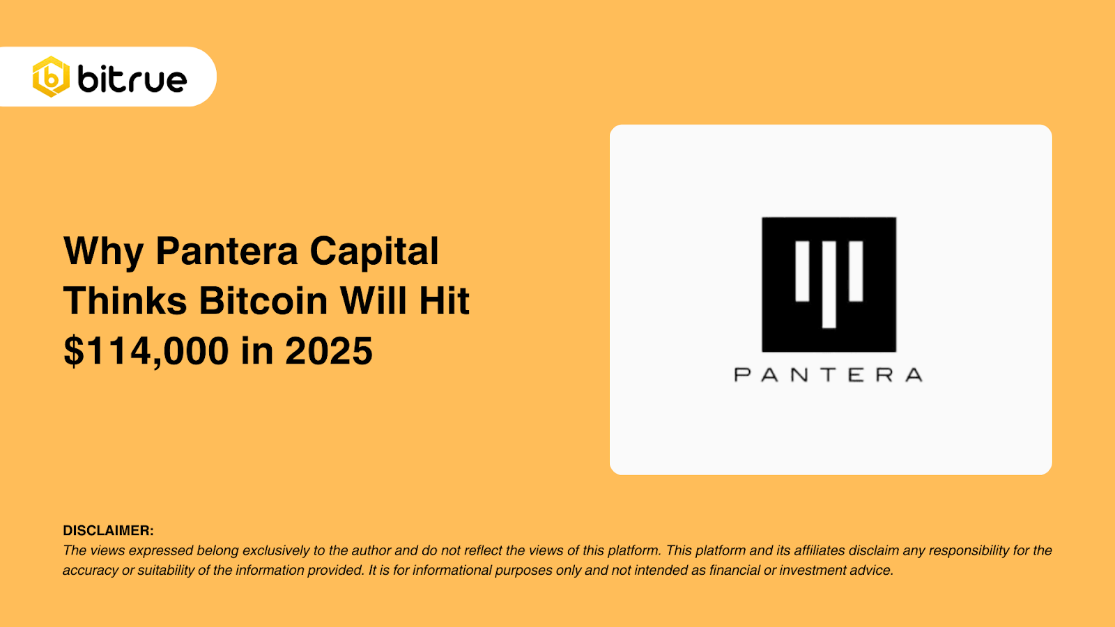 Why Pantera Capital Thinks Bitcoin Will Hit $114,000 in 2025 – Bitrue FAQ