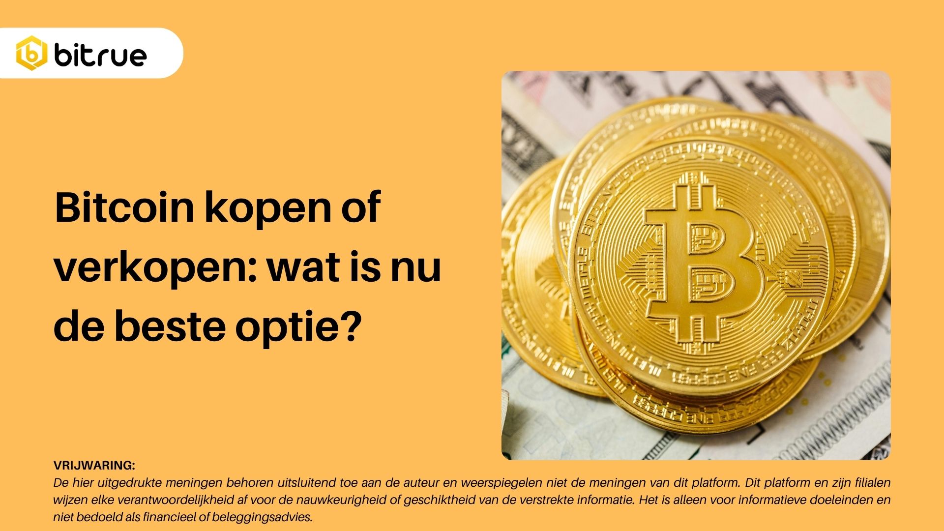 Bitcoin kopen of verkopen: wat is nu de beste optie? – Bitrue FAQ