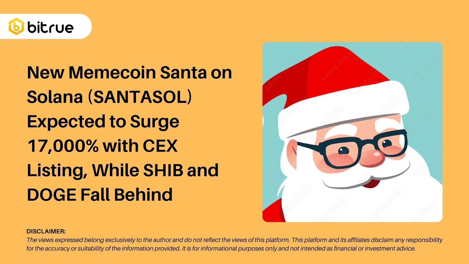솔라나(SANTASOL)의 새로운 밈 코인 산타, CEX 상장으로 17,000% 급등할 것으로 예상되고 SHIB와 DOGE는 뒤처질  것으로 예상됩니다. – Bitrue FAQ