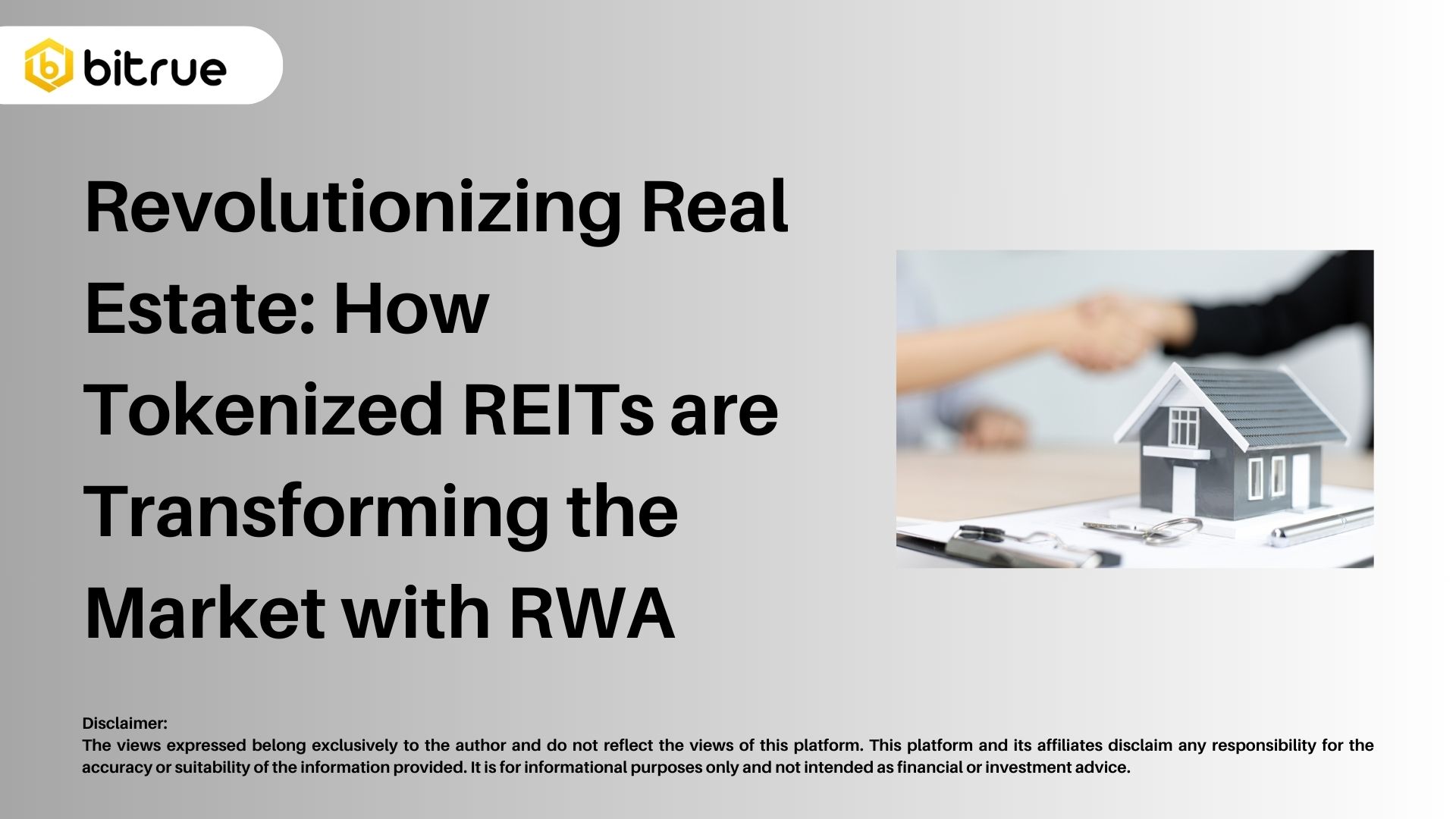 Революция в недвижимости: Как токенизированные REIT изменяют рынок с  помощью RWA – Bitrue FAQ