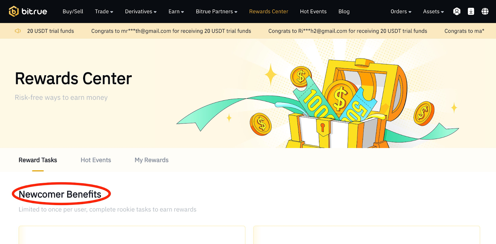 Rewards Center: Earn Free Crypto Rewards by Completing Easy Tasks – Bitrue  FAQ