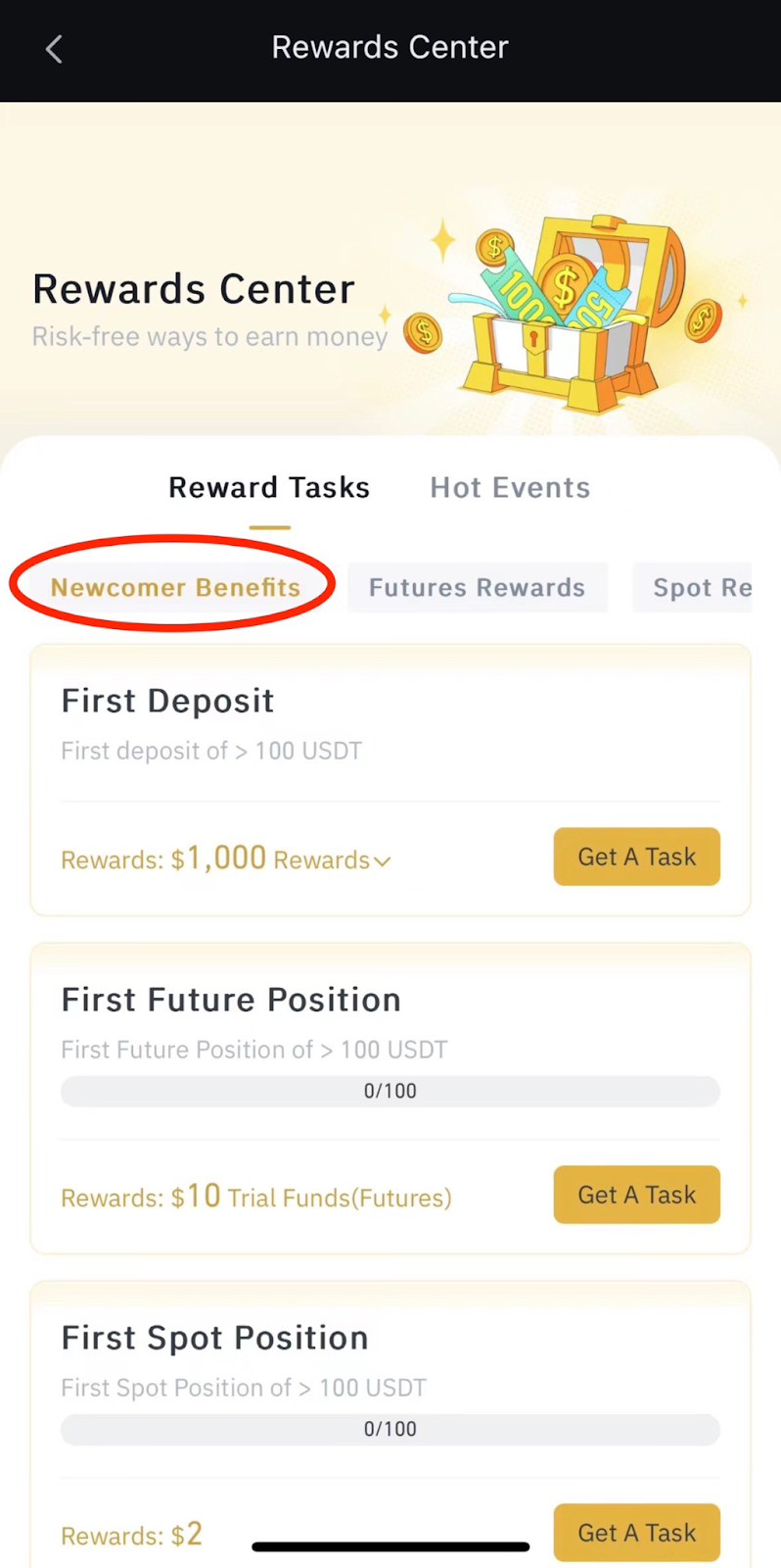 Rewards Center: Earn Free Crypto Rewards by Completing Easy Tasks – Bitrue  FAQ