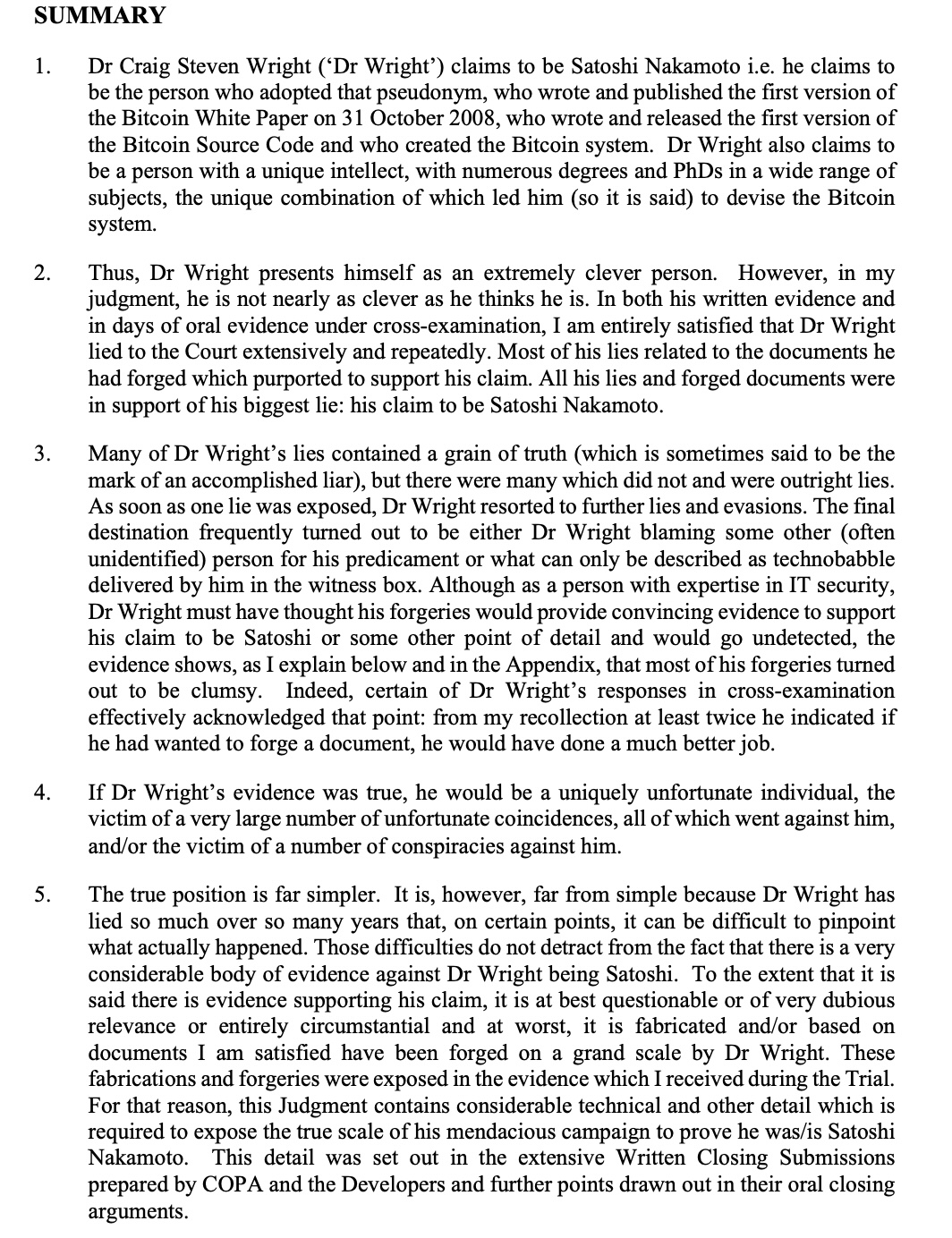 법원 평결 : Craig Wright는 Satoshi Nakamoto가 아닙니다. – Bitrue FAQ