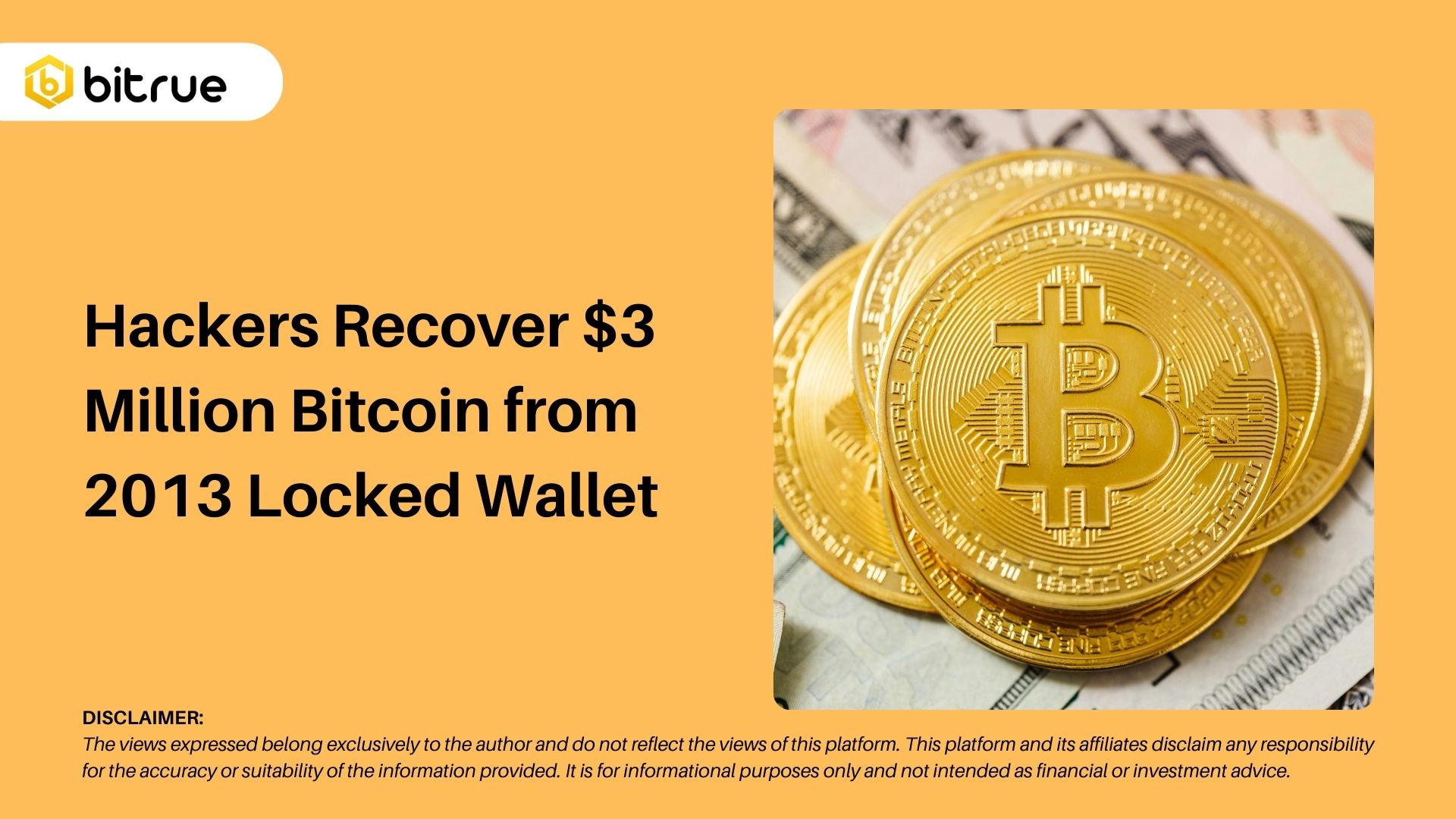 Bilgisayar Korsanları 2013 Kilitli Cüzdanından 3 Milyon Dolarlık Bitcoin  Kurtardı – Bitrue FAQ