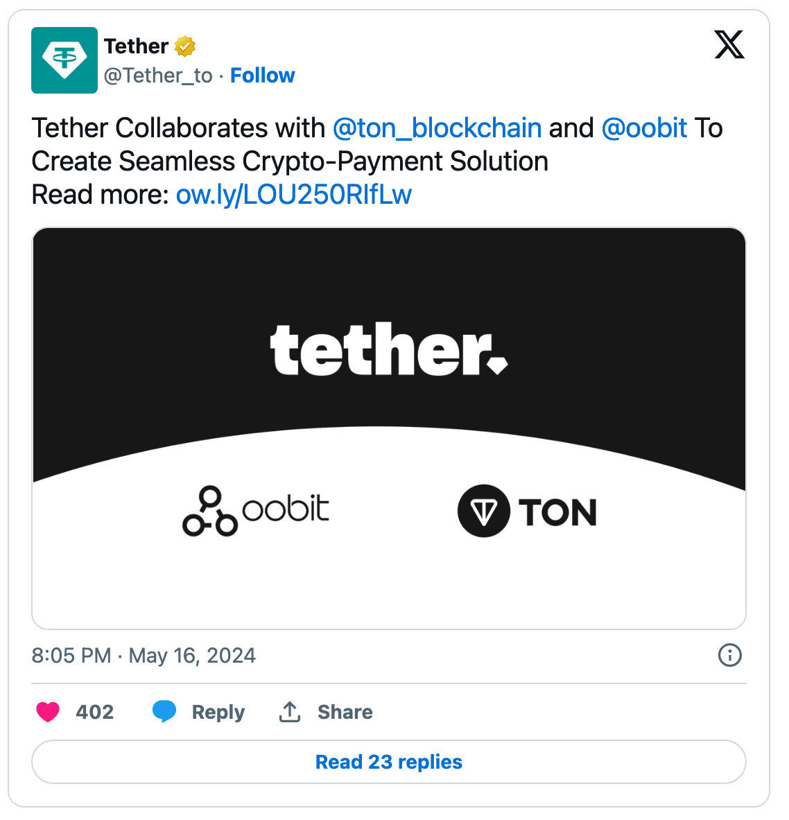 Tether는 쉬운 USDT 대 법정 화폐 거래를 위해 Oobit 및 TON과 협력합니다 – Bitrue FAQ