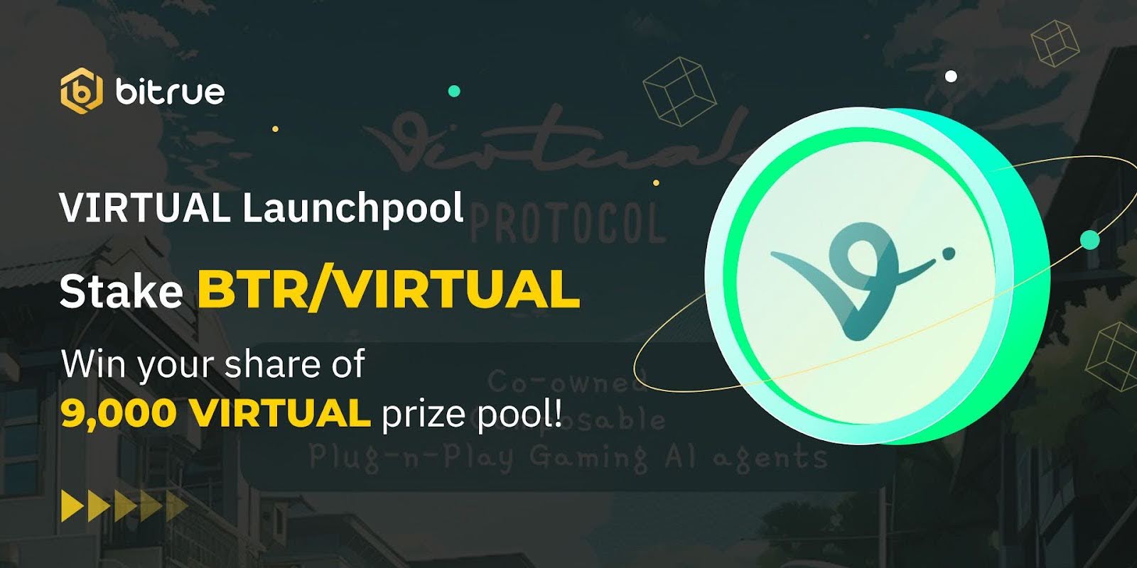 VIRTUAL Launchpool in Bitrue 