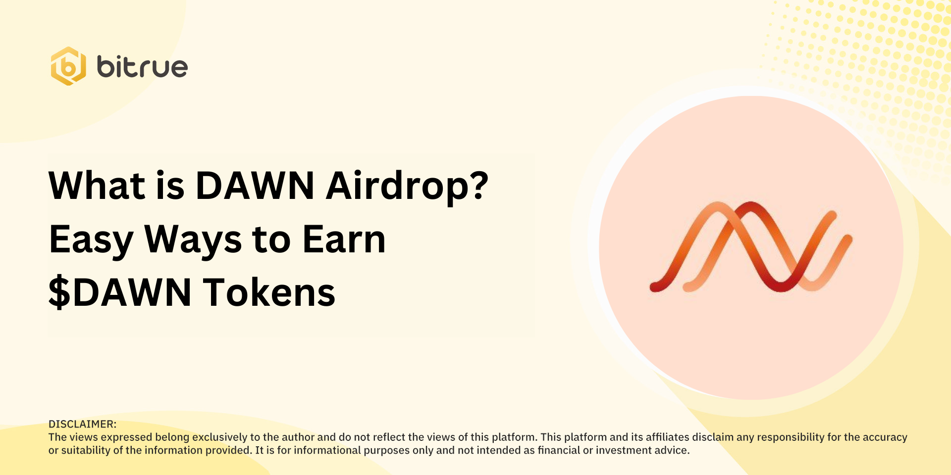What is DAWN Airdrop? Easy Ways to Earn $DAWN Tokens