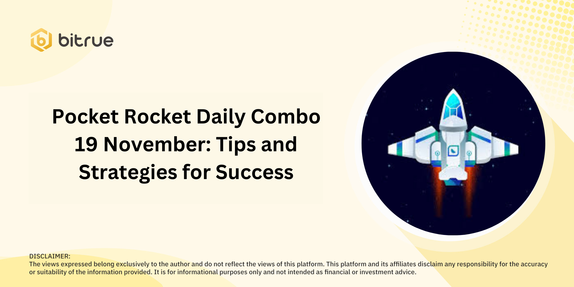 Pocket Rocket Daily Combo 19 Kasım Başarı İçin İpuçları ve Stratejiler.png