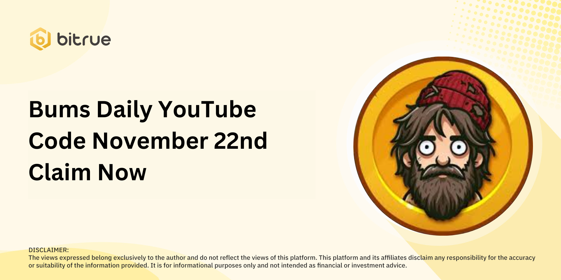 Bums Daily YouTube Code November 22, 2024: Earn with These Codes ...