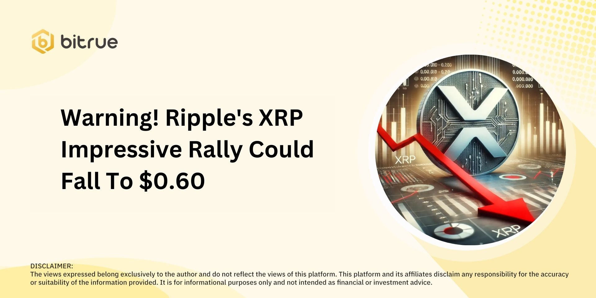Warning! Ripple's XRP Impressive Rally Could Fall To $0.60.jpg