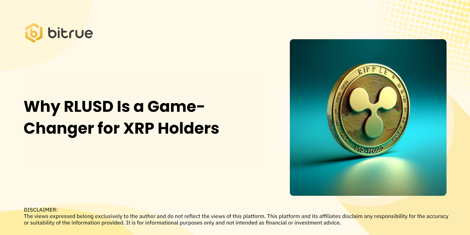 Почему RLUSD меняет правила игры для держателей XRP – Bitrue FAQ