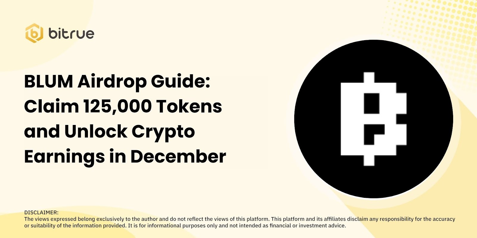 Руководство по раздаче BLUM: получите 125 000 токенов и разблокируйте  заработок в криптовалюте в декабре – Bitrue FAQ