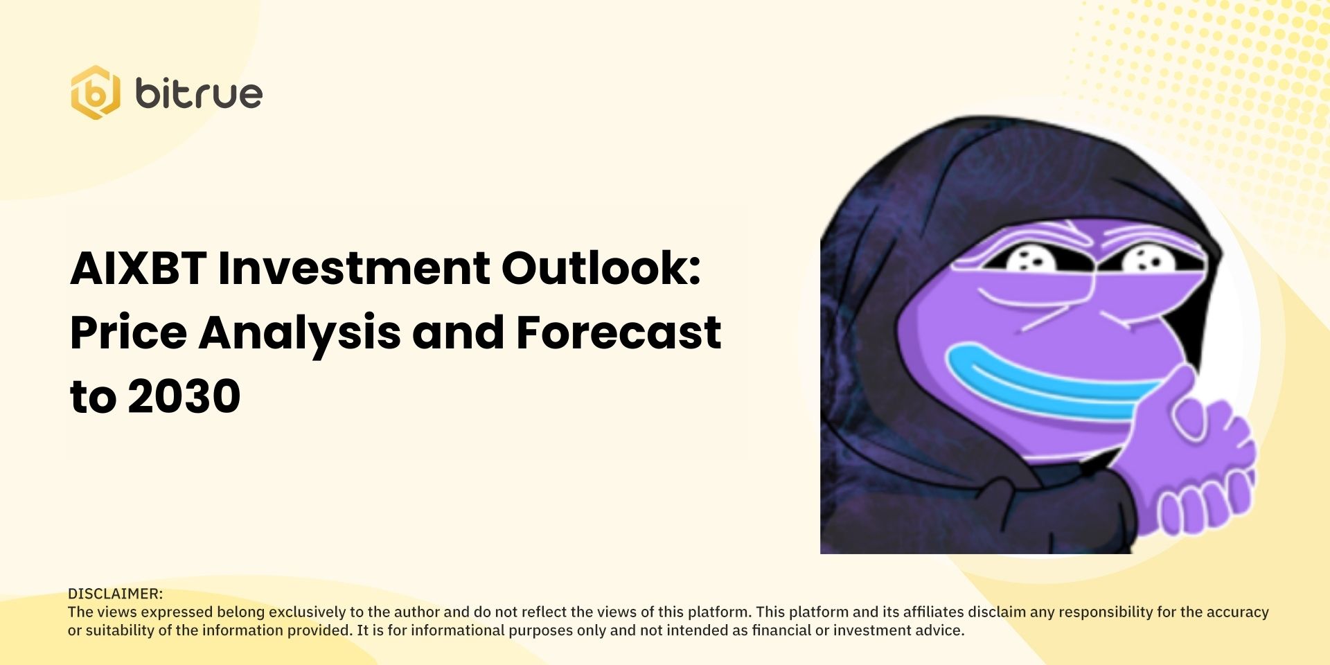 AIXBT Investment Outlook: Price Analysis and Forecast to 2030 – Bitrue FAQ